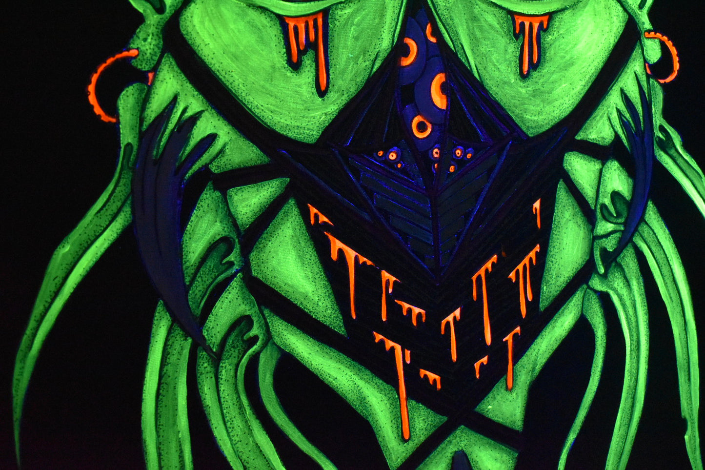 Aztec Being Original Painting