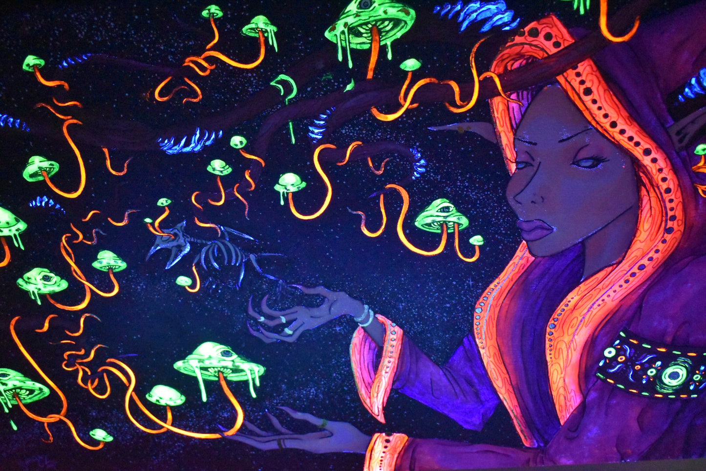 Lady Shroom Original Painting