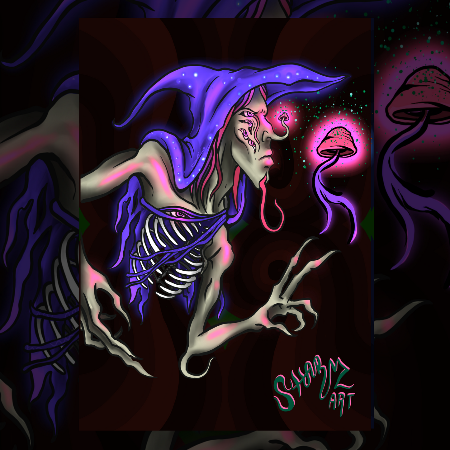 Fungi Druid Poster
