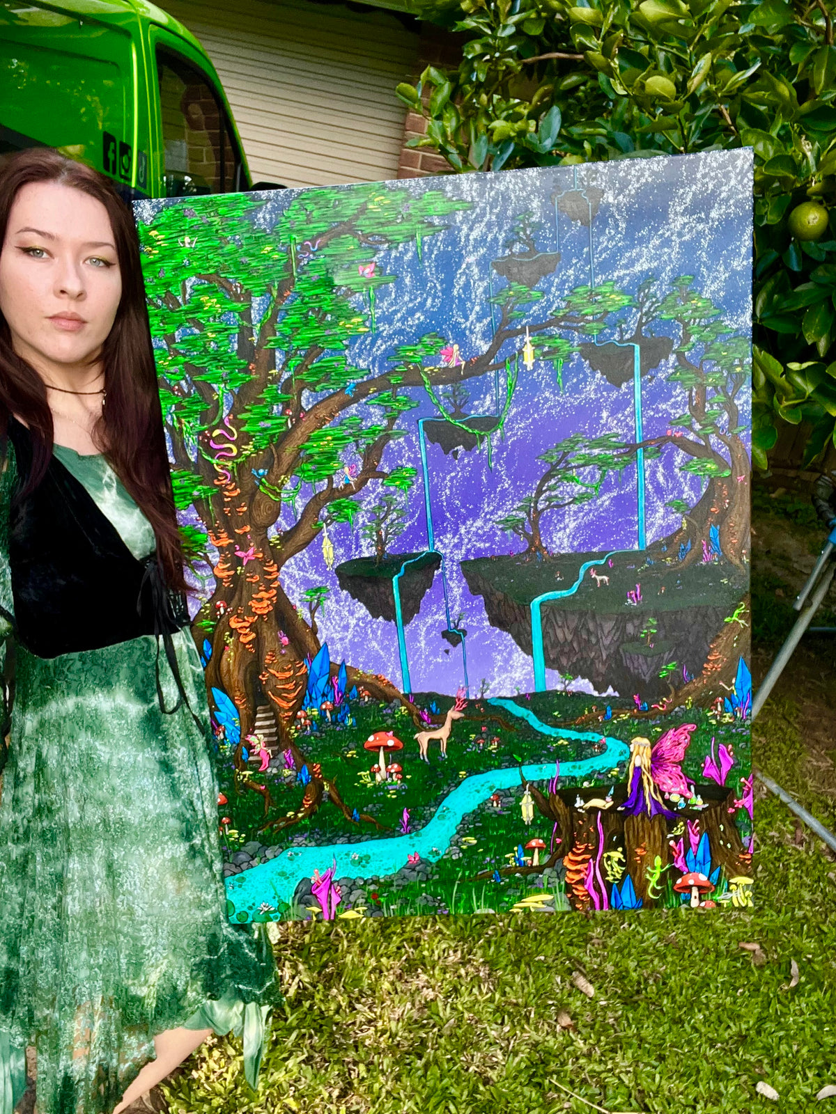 Planet of the drift Original Painting