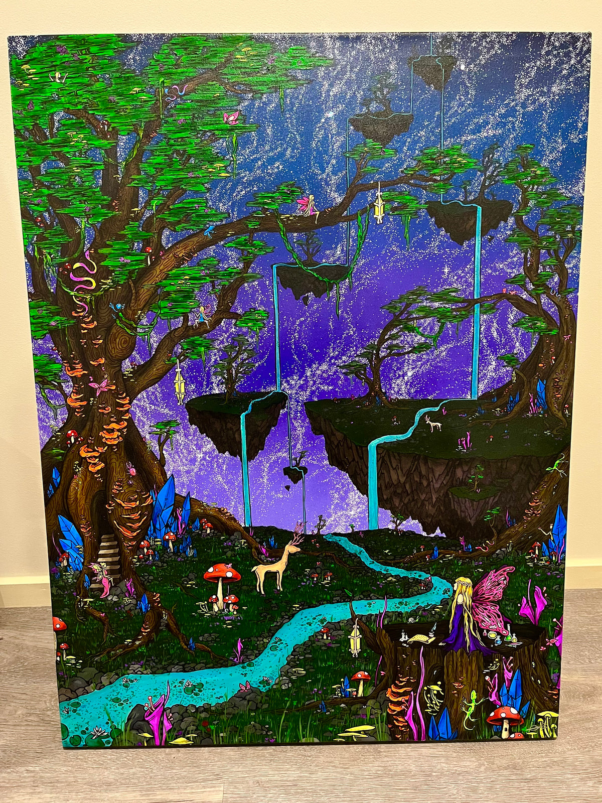 Planet of the drift Original Painting