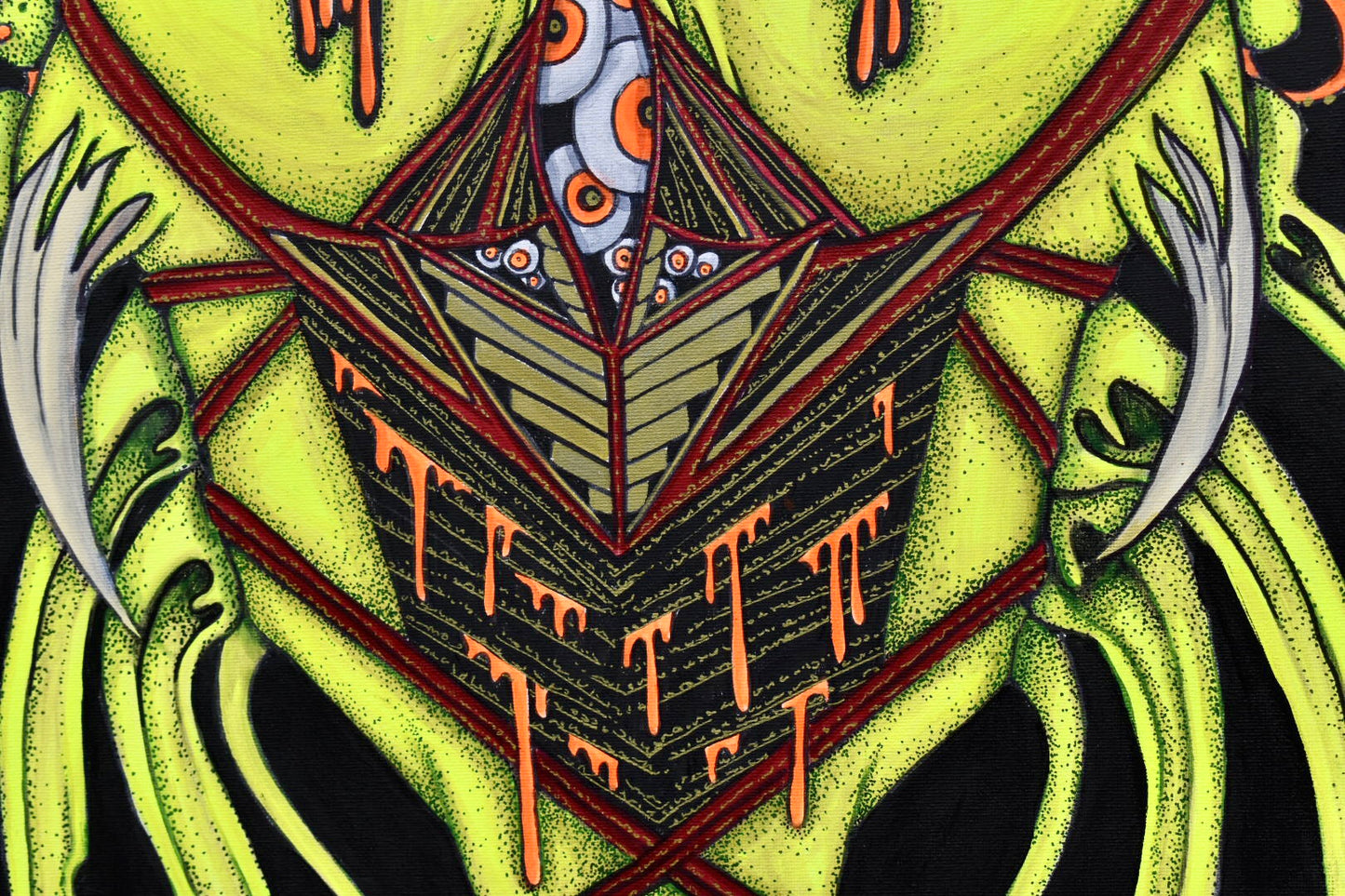 Aztec Being Original Painting