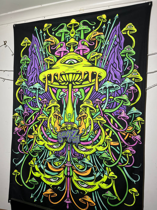 Uv Shroomer Stage Tapestry