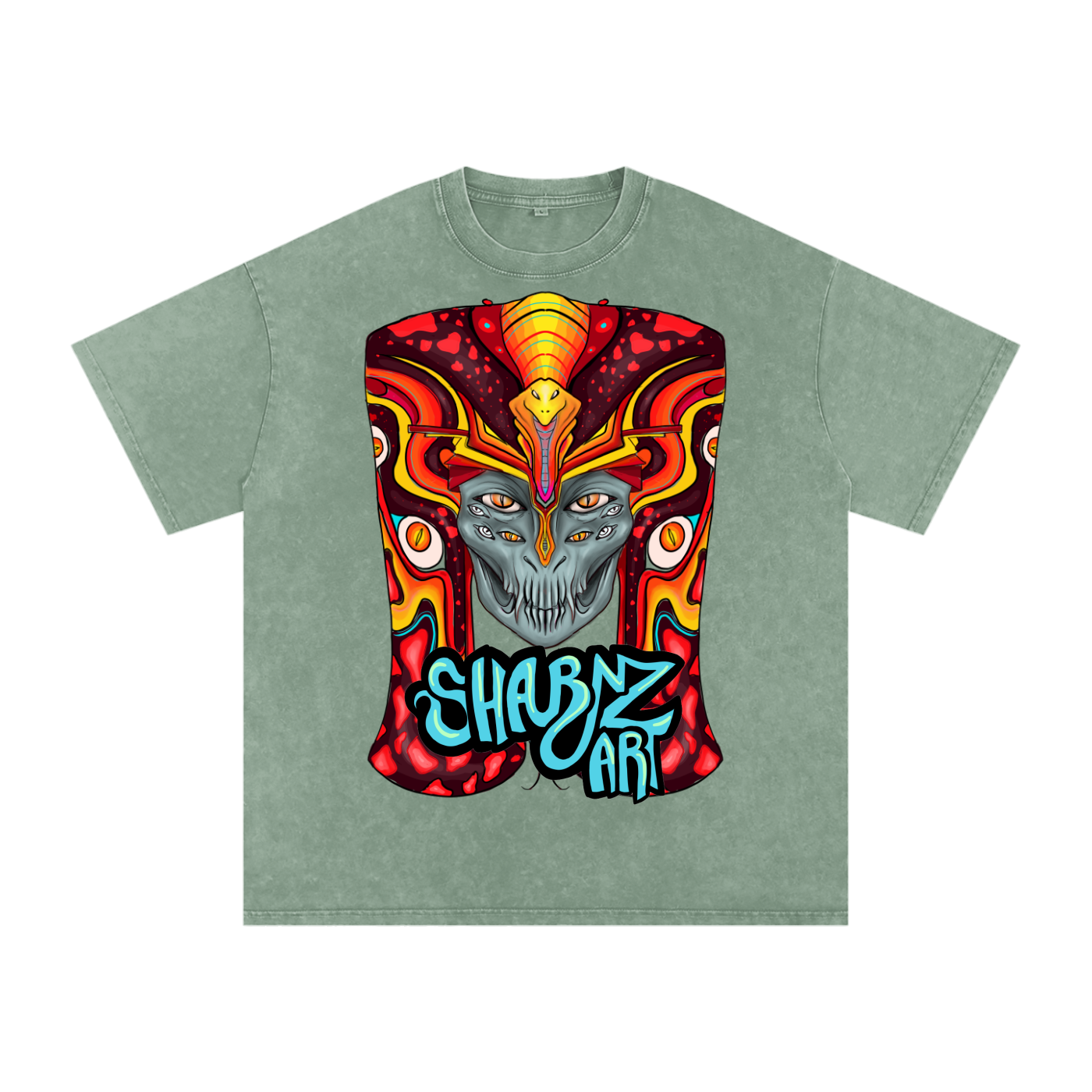 Cosmic Pharaoh Snow Washed T-Shirt