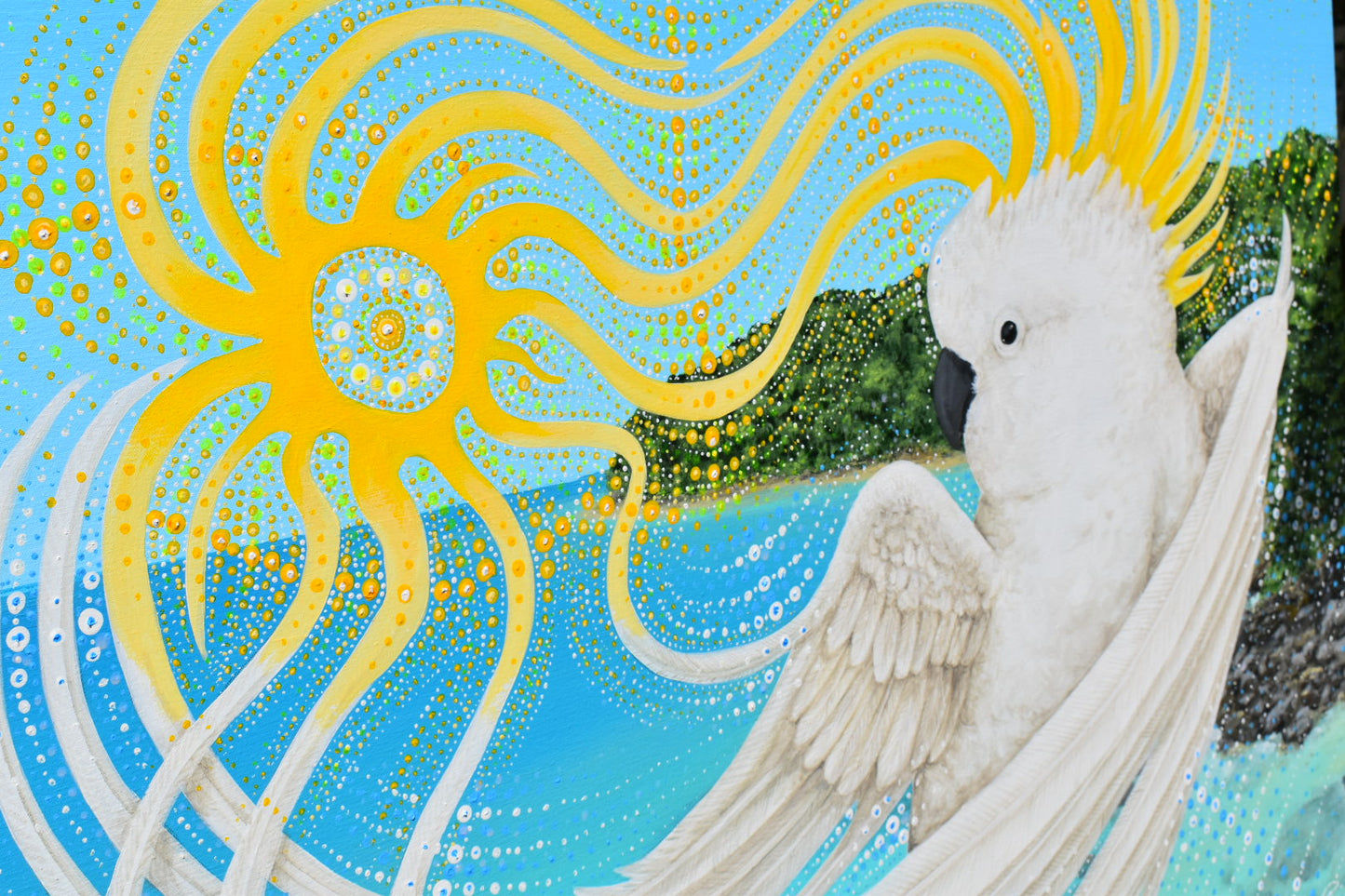 Cockatoo of Noosa Framed Original Painting