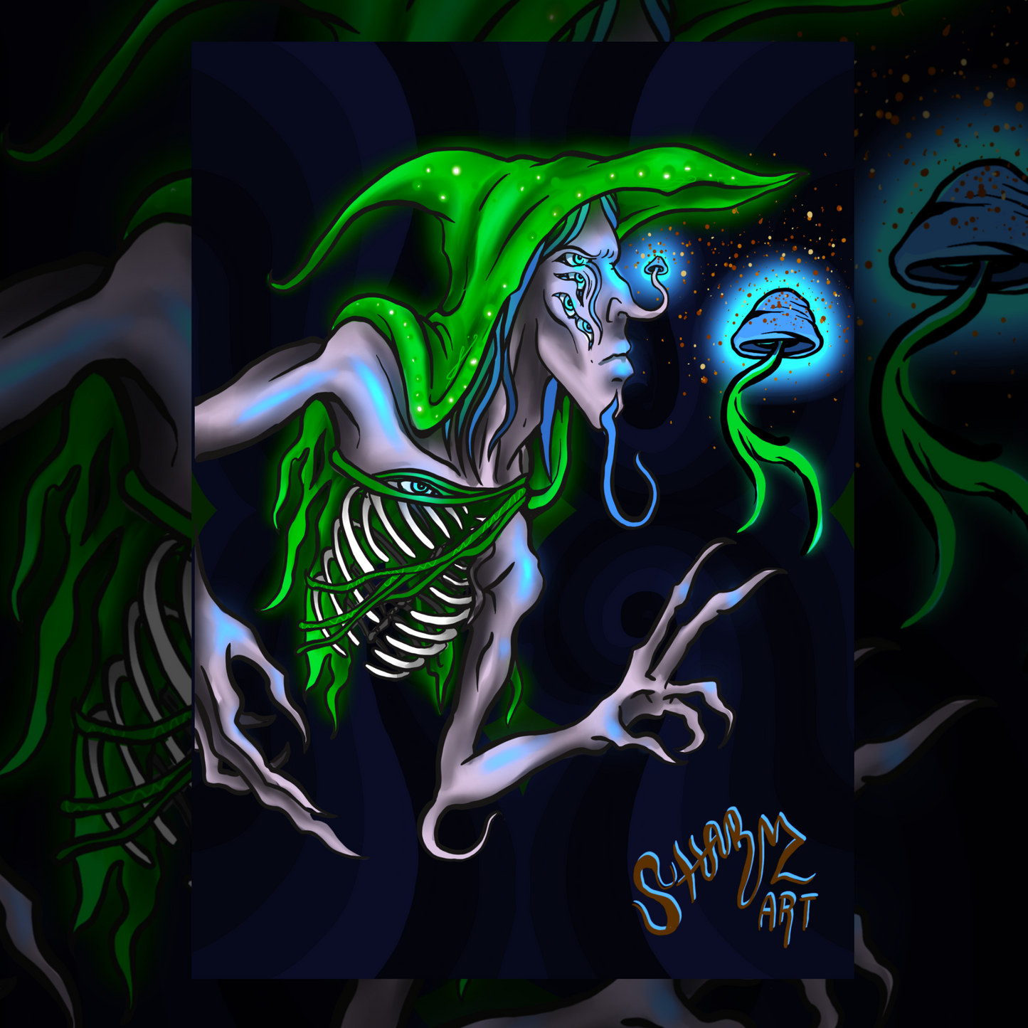 Fungi Druid Poster