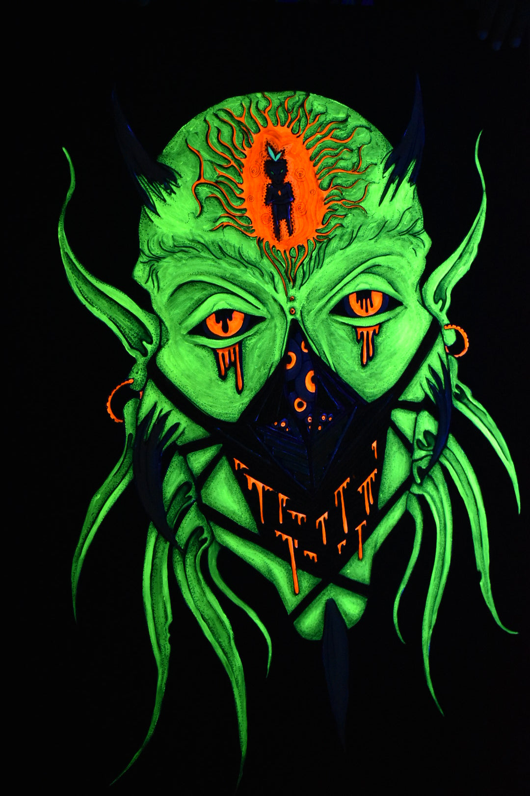 Aztec Being Original Painting