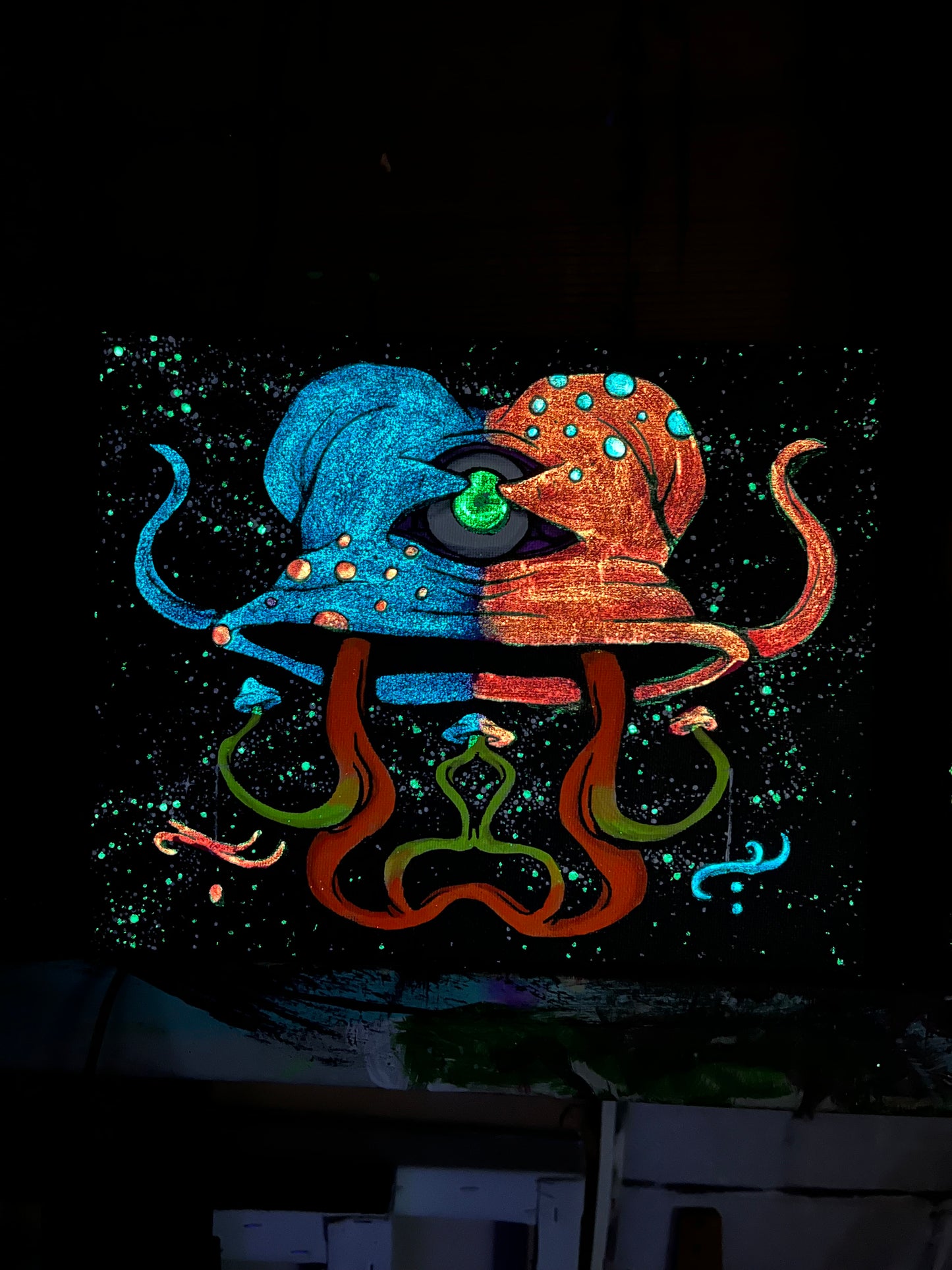 Duality of Shroomer Original Painting