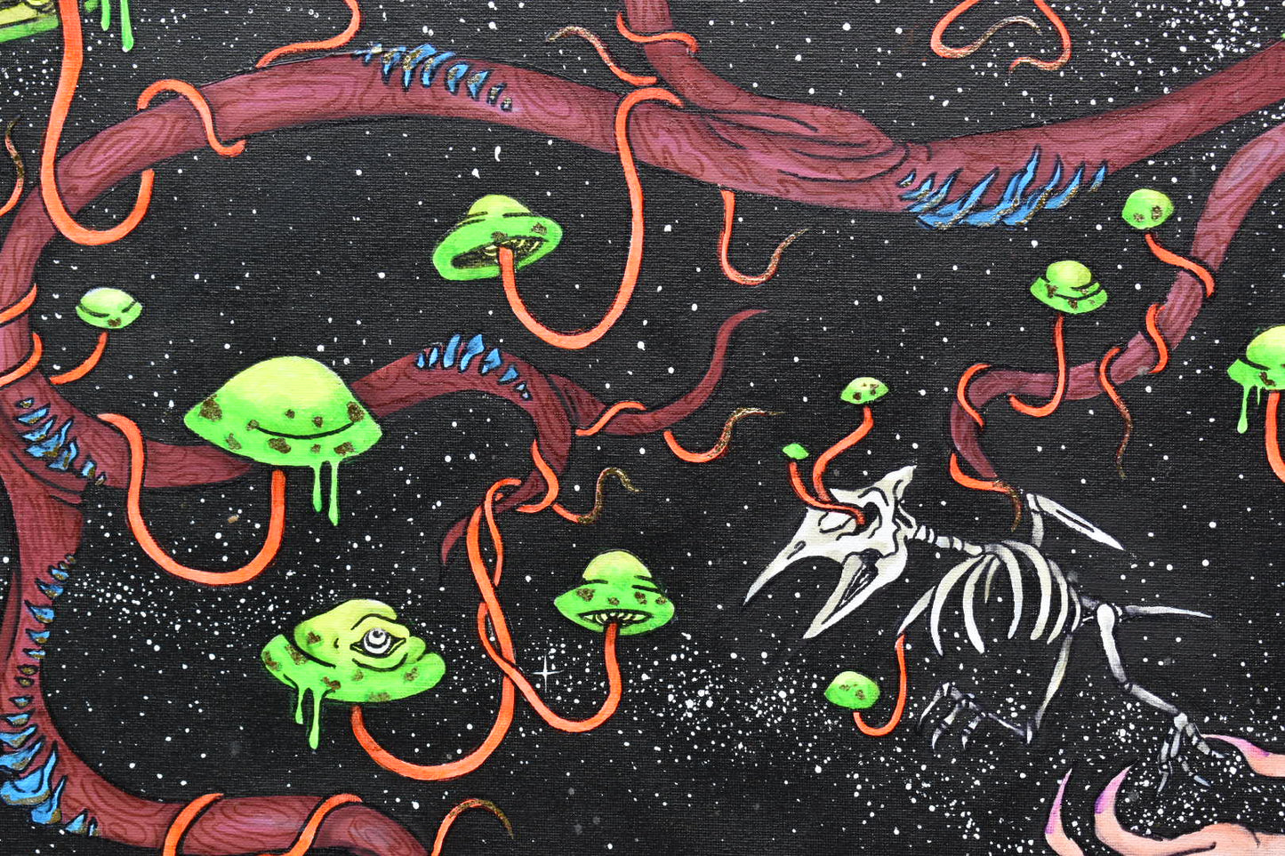 Lady Shroom Original Painting