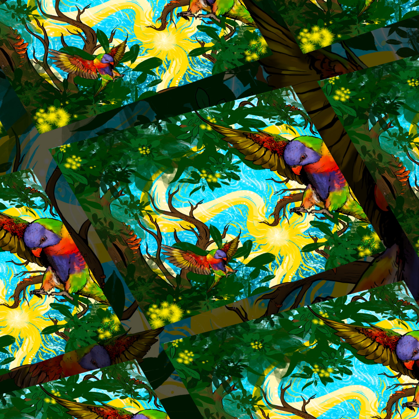 Rainbows of the Goldcoast Poster
