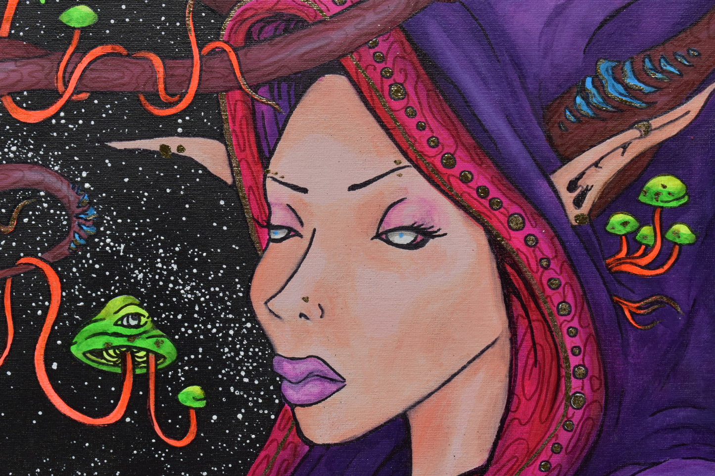 Lady Shroom Original Painting