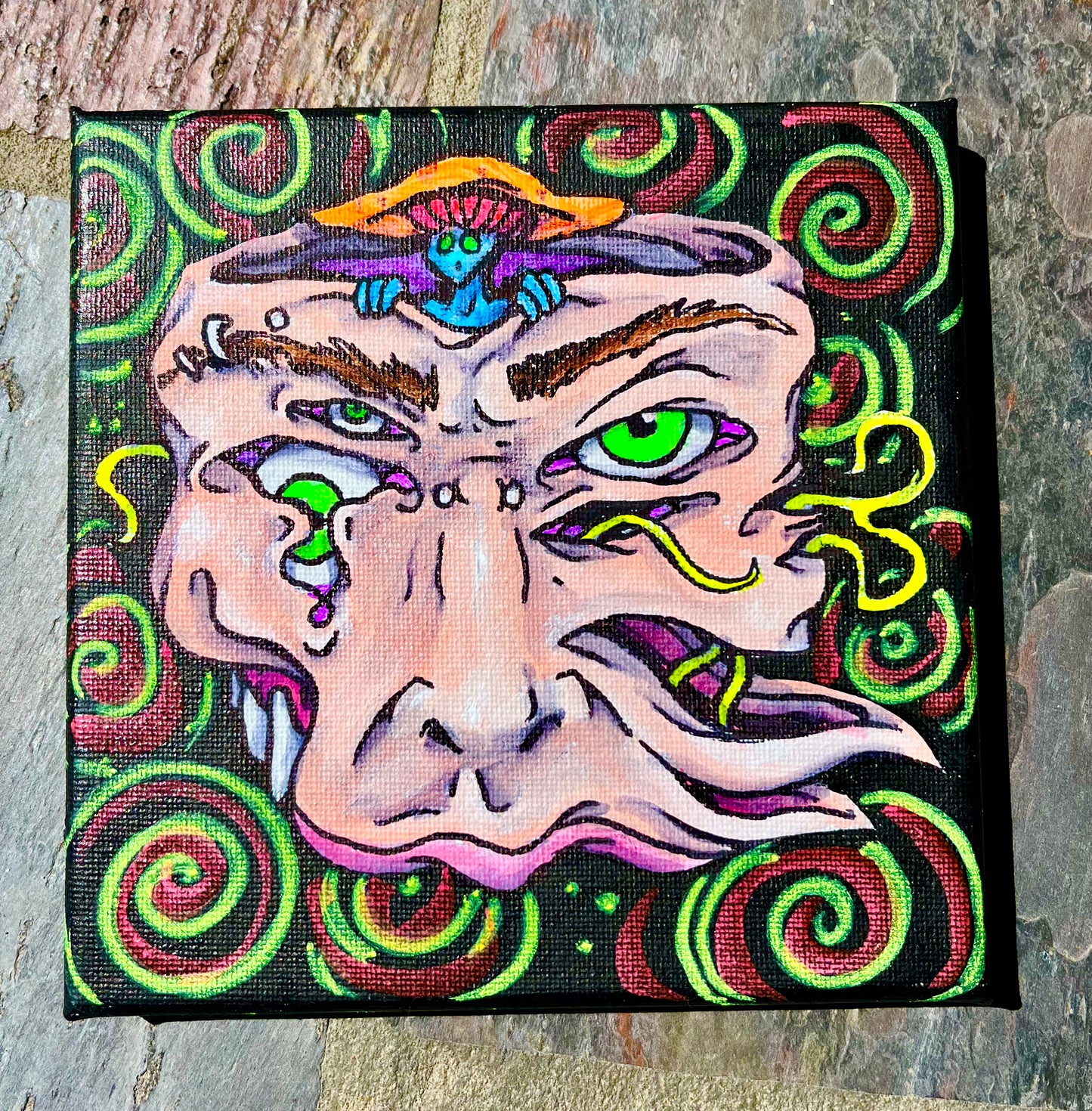 Fungi on the mind Original painting