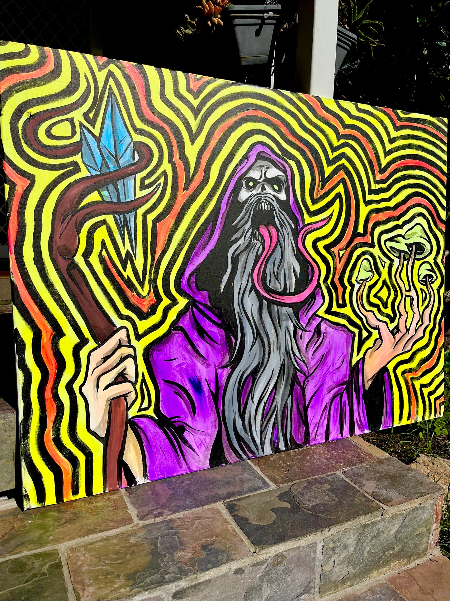 Necro Druid Original Painting