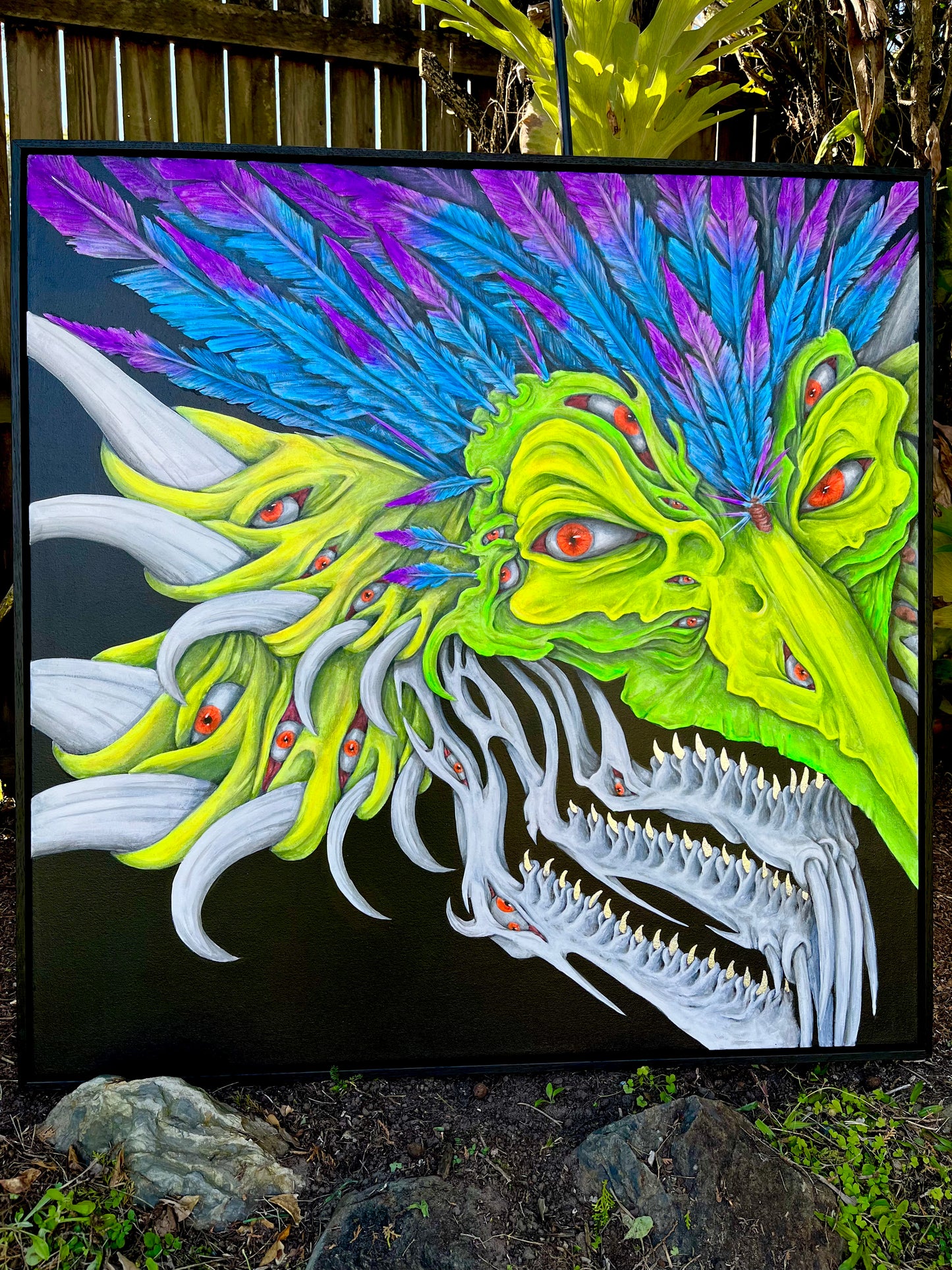 Necro Sanctum Beast Original Painting