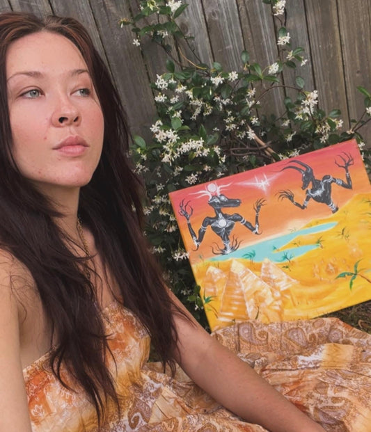 Egyptian Nephilim Original Painting