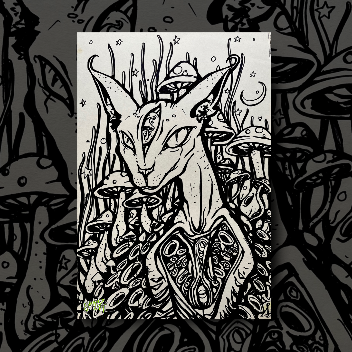 Mono Kitty Poster