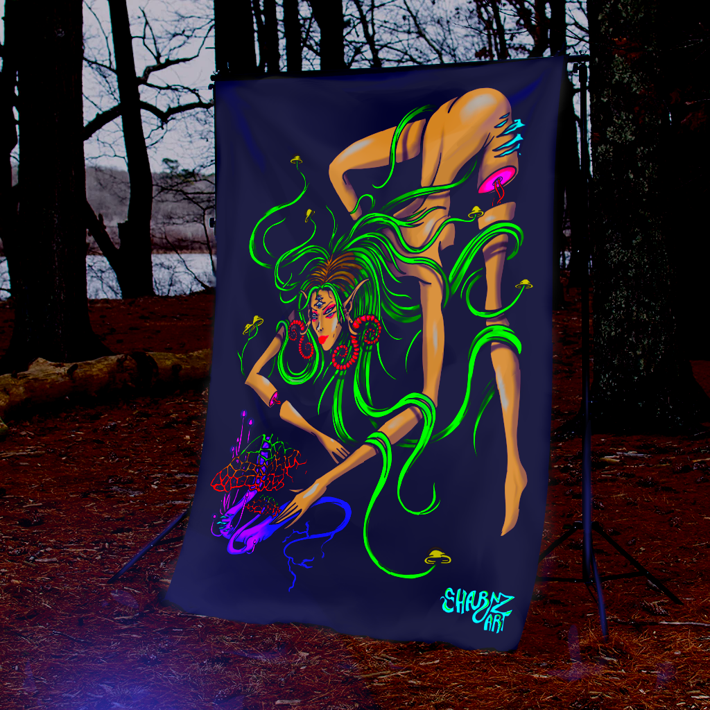 UV Admirer of the Shroom Tapestry