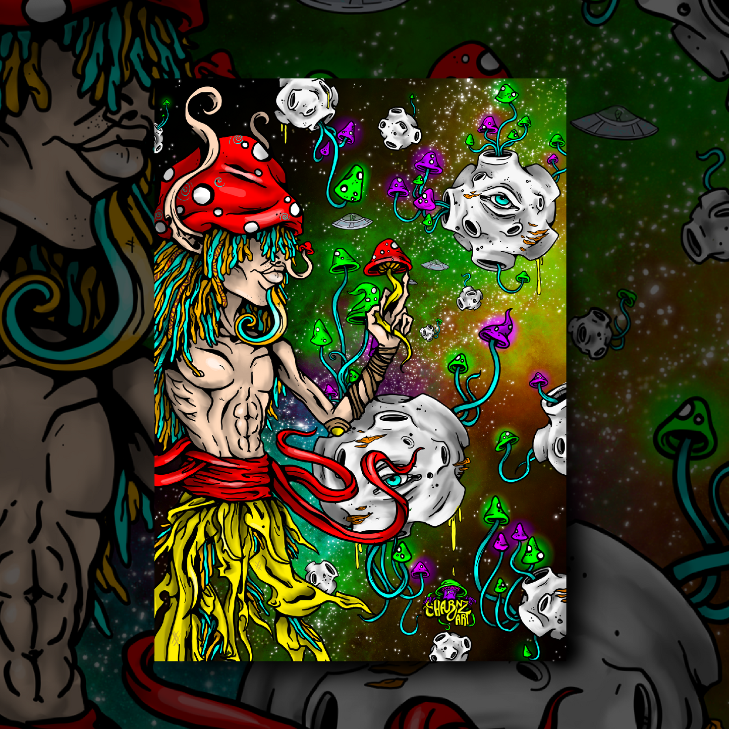 Shroomer Dude Poster