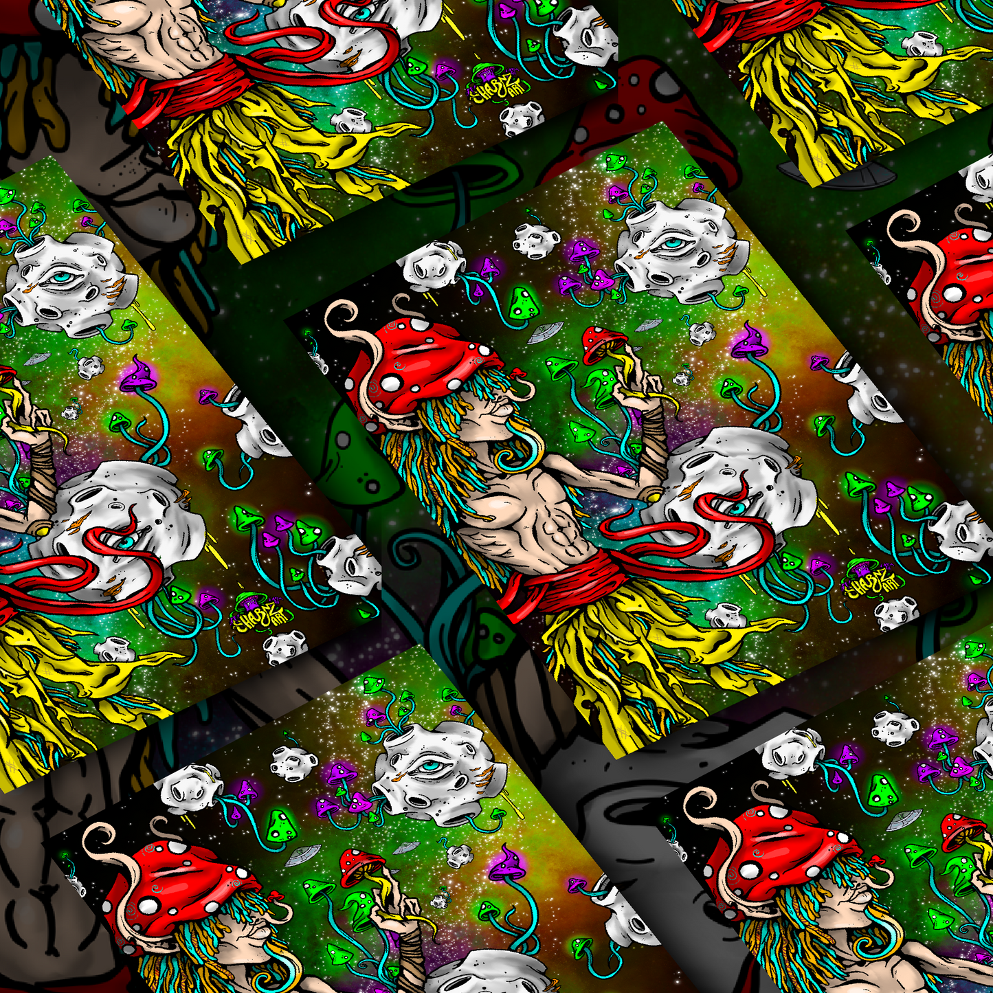 Shroomer Dude Poster