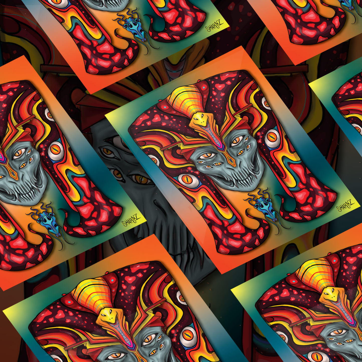 Cosmic Pharaoh Poster
