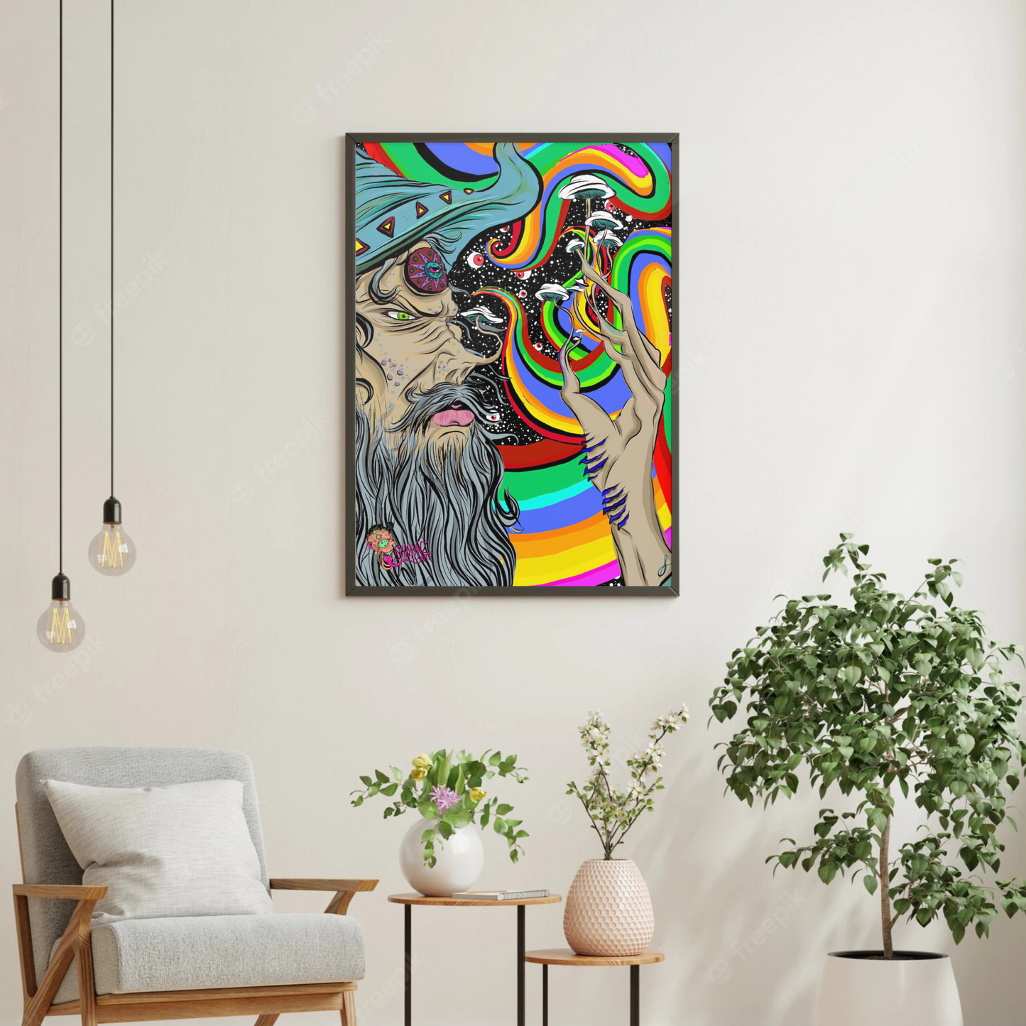 Cosmic Wizard Poster
