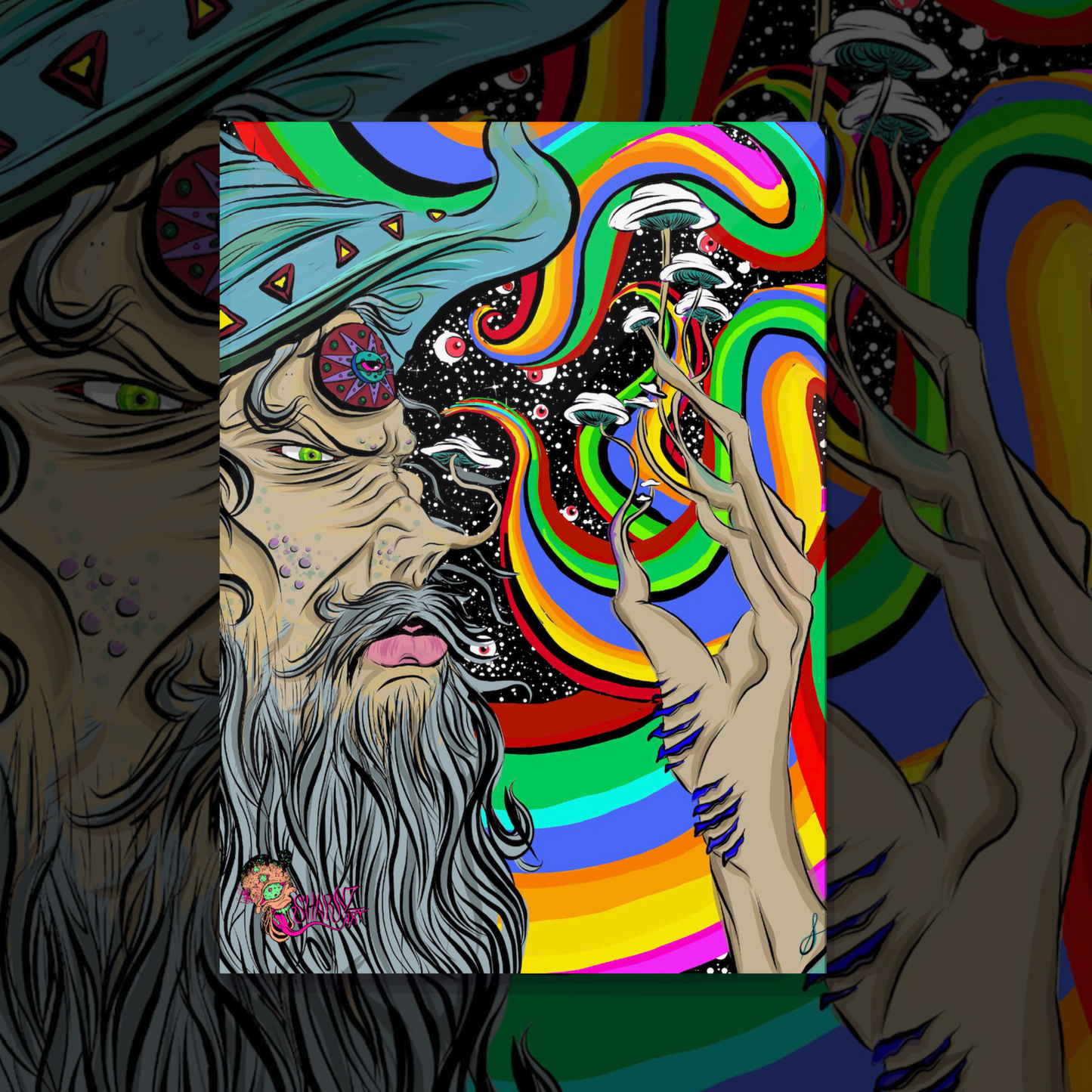 Cosmic Wizard Poster